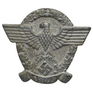 Niemcy, III Rzesza, Odznaka dzień policji 1942