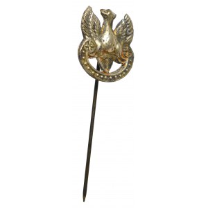 II RP, Miniatura orła legionowego z ażurową tarczą