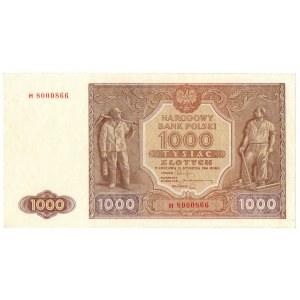 PRL, 1000 złotych 1946 H