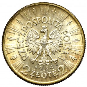 II Republic of Poland, 2 zlote 1934 Pilsudski