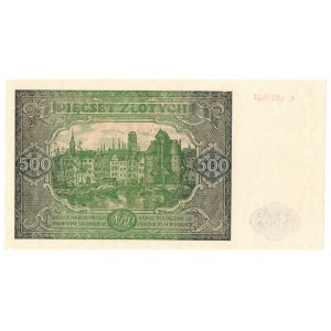 Peoples Republic of Poland, 500 zloty 1946