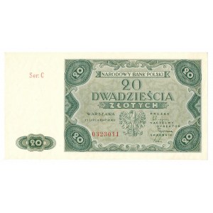 PRL, 20 złotych 1947 C