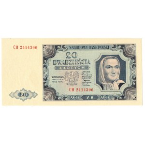 PRL, 20 złotych 1948 CH