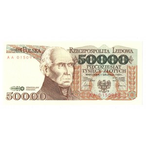 50.000 złotych 1989 AA