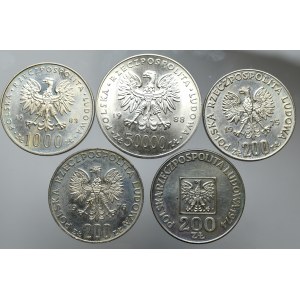 PRL, zestaw srebrnych monet