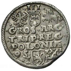 Sigismund III, 3 groschen 1595