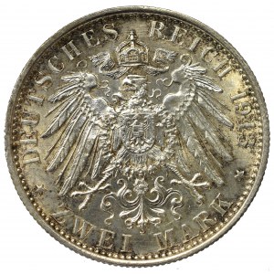 Germany, Preussen, 2 mark 1913