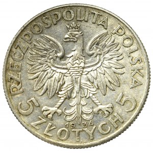 II Republic of Poland, 5 zloty 1934 Polonia