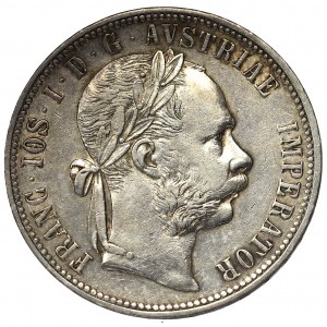 Austria, Franz Joseph, 1 florin 1884