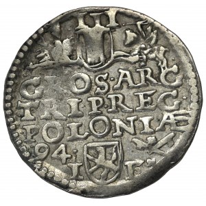 Zygmunt III Waza, Trojak 1594, Wschowa - nieopisany
