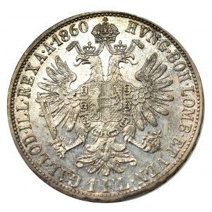 Austria-Hungary, 1 florin 1860