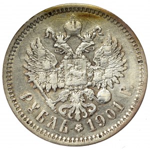 Russia, Nicholaus II, Ruble 1901
