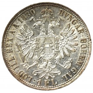 Austria, Franz Joseph, 1 florin 1880