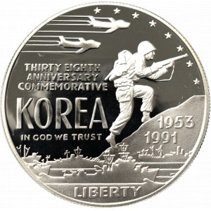 USA, 1 dolar 1991 P Korea