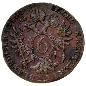 Austria, Franciszek II, 6 krajcarów 1800