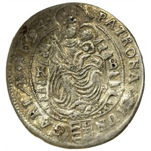 Austro-Węgry, Leopold I, 3 Krajcary 1694 KB, Kremnica