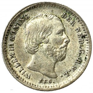 Niderlandy, William III, 5 cents 1879