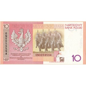 III RP, 10 złotych 2008 - 90 Rocznica Odzyskania Niepodległości