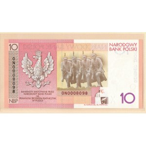 III RP, 10 złotych 2008 - 90 Rocznica Odzyskania Niepodległości