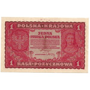 II Rzeczpospolita, 1 marka polska 1919 I SERJA AZ