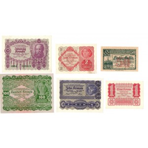 Węgry, zestaw banknotów - 6 egzemplarzy
