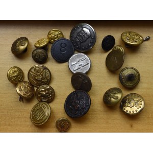USA, 19th / 20th century button set