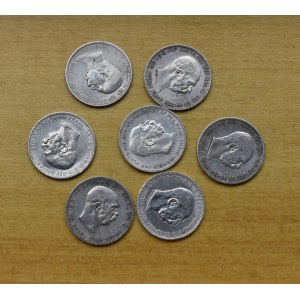 Austria-Hungary, 1 corona set 7 pcs