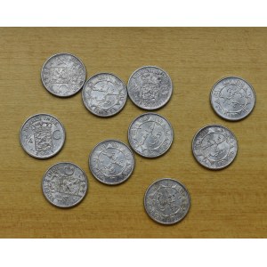Indie holenderskie, Zestaw monet 1/4 guldena