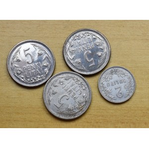 Litwa, zestaw srebrnych monet