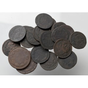 Rosja, Aleksander I, Zestaw monet miedzianych