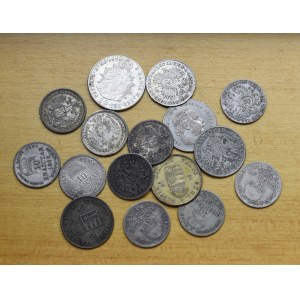 Austro-Węgry, Franciszek Józef, zestaw srebrnych monet