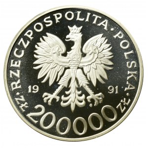 III RP, 200.000 złotych 1991 MTP