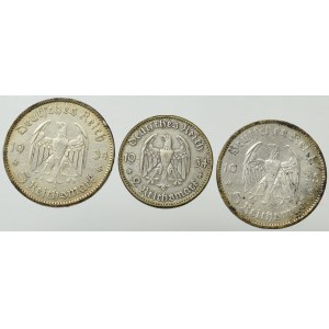 Niemcy, III Rzesza, Zestaw 2 i 5 marek