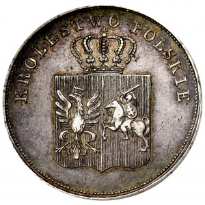 Powstanie Listopadowe, 5 złotych 1831 - bez kreski ułamkowej