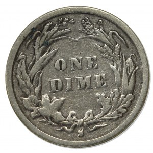 USA, One dime 1893 S