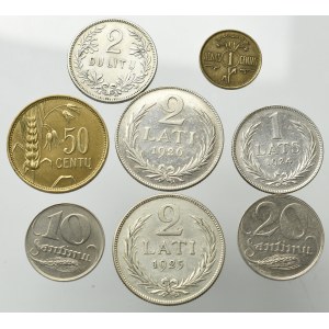 Litwa i Łotwa, Zestaw monet