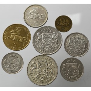 Litwa i Łotwa, Zestaw monet