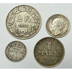 Europa, Zestaw monet srebrnych