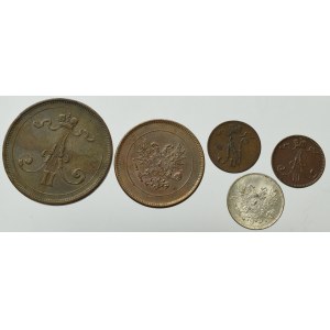 Rosyjska okupacja Finlandii, Zestaw monet