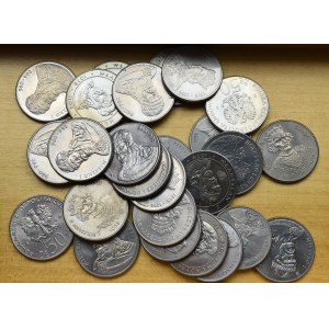 PRL, zestaw monet Króle - 27 egzemplarzy