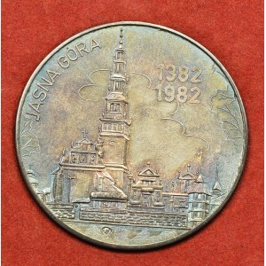 PRL, Medaille Johannes Paul II. Jasna Góra Silber