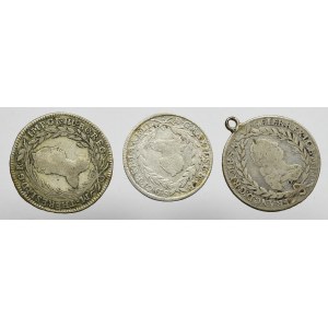 Austria, set 10 and 20 kreuzer (3 pcs)