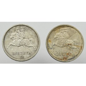 Lithuania, set 2 x 5 litai 1936