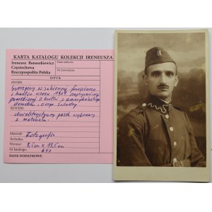 II RP, Photograph of a private from the collection of I. Banaszkiewicz
