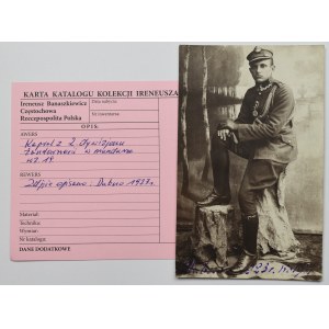 II RP, Fotografia kaprala 2 dywizjonu Żandarmerii z kolekcji I. Banaszkiewicza