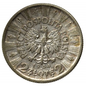 II Republic of Poland, 2 zlote 1934 Pilsudski