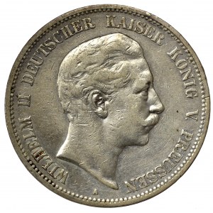 Germany, Preussen, 5 mark 1895