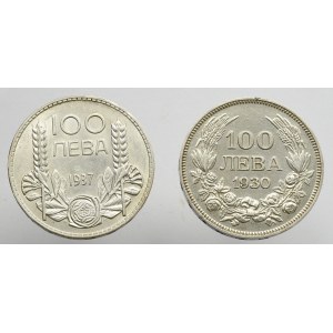Bulgaria, set 100 leva 1934 and 1937