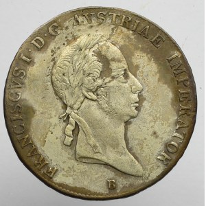 Austria, Franz I, Half thaler 1826 B, Kremnitz