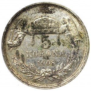 Austro-Węgry, Franciszek Józef, 1 korona 1908
